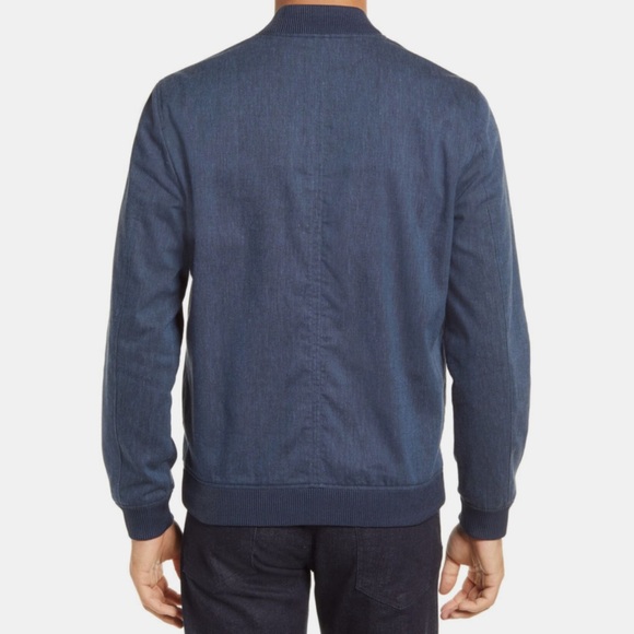 TED BAKER Tynne Canvas Bomber Jacket Size 7 US 46 - Picture 3 of 9